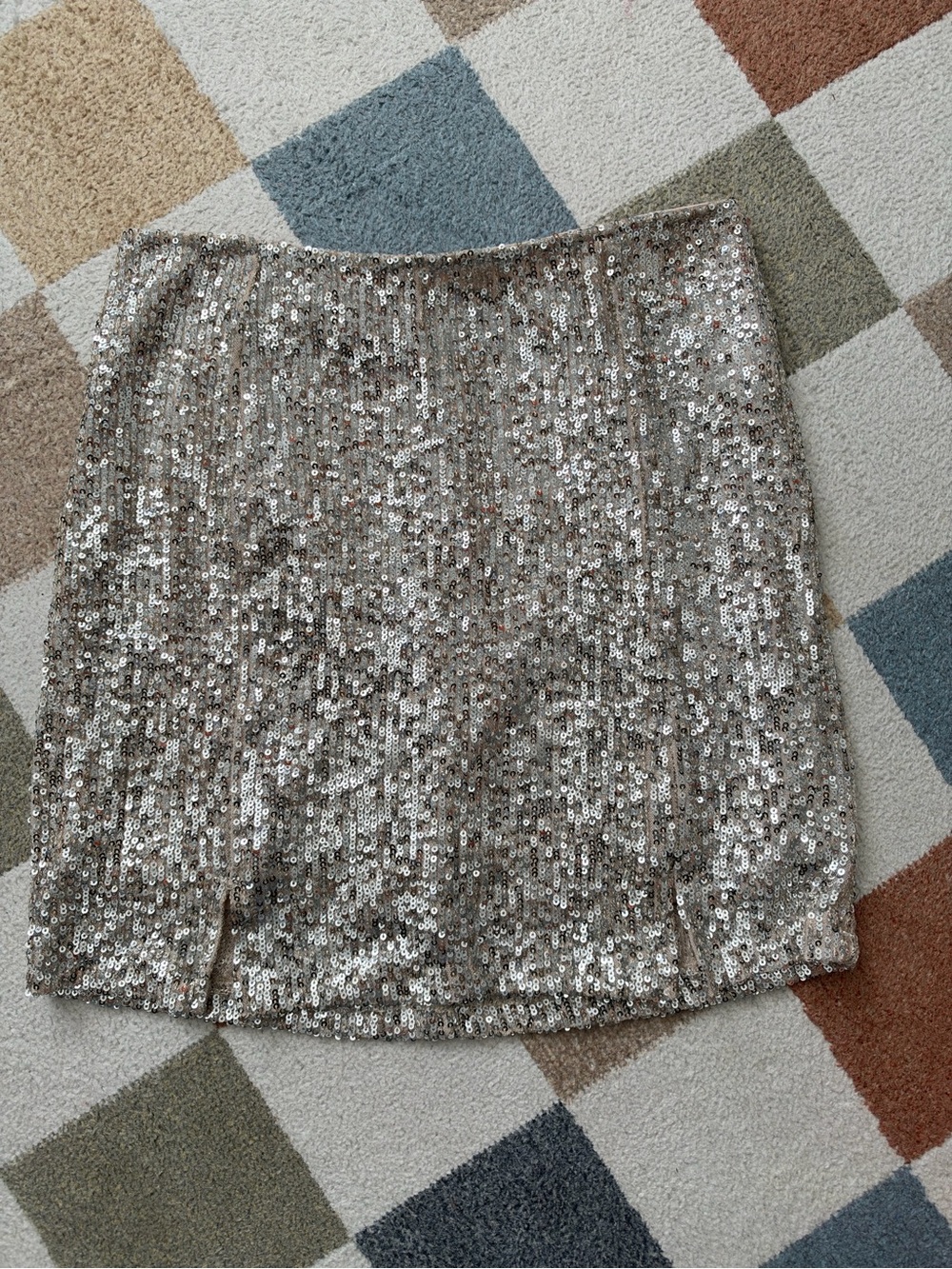 Sequin Mini Skirt
